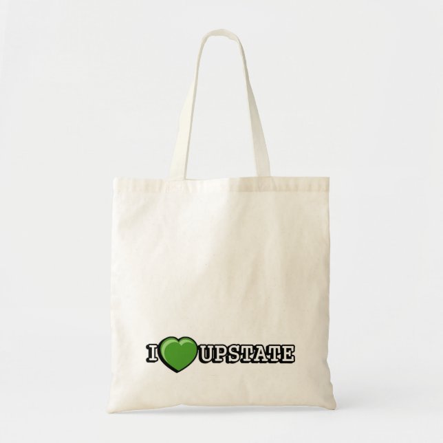 Bolsa Tote Eu amo do norte do estado a sacola! (Frente)