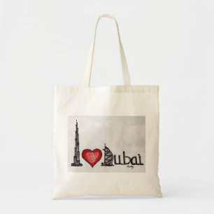 Bolsa Tote Eu amo Dubai