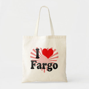 Bolsa Tote Eu amo Fargo, os Estados Unidos