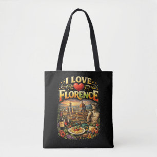 Bolsa Tote Eu Amo Florença