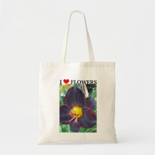 Bolsa Tote Eu Amo Flores Lily