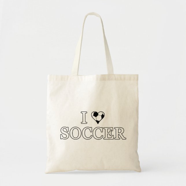Bolsa Tote Eu Amo Futebol (Frente)