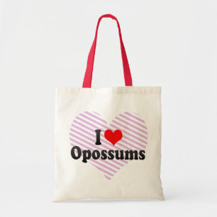 Bolsa Tote Eu amo gambás