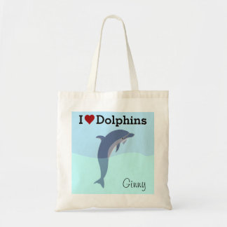 Bolsa Tote Eu Amo Golfinhos Tote Bag
