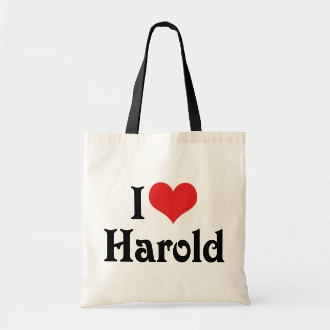 Bolsa Tote Eu Amo Harold (Frente)