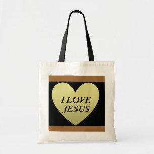 BOLSA TOTE EU AMO JESUS