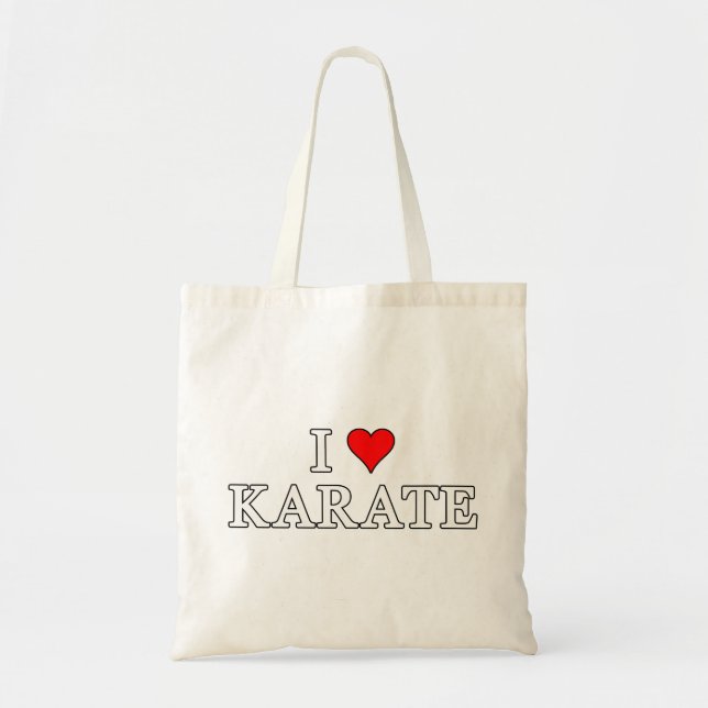 Bolsa Tote Eu Amo Karate Bag (Frente)
