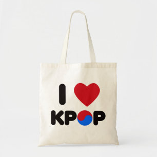 Bolsa Tote Eu Amo Kpop