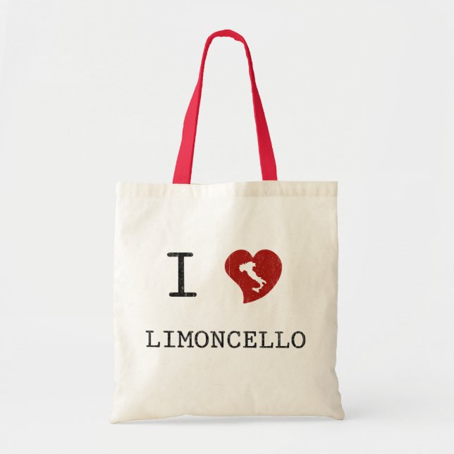 Bolsa Tote Eu amo Limoncello (Frente)