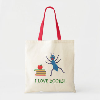 Bolsa Tote Eu amo livros