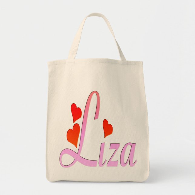 Bolsa Tote Eu amo Liza Bag (Frente)