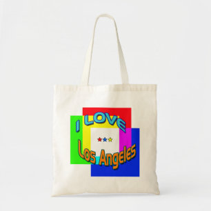 Bolsa Tote "EU AMO Los Angeles Coloring 1" Saco