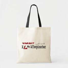 Bolsa Tote Eu Amo Meu Affenpinscher