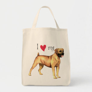 Bolsa Tote Eu amo meu Boerboel
