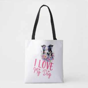 Bolsa Tote Eu amo meu cachorro