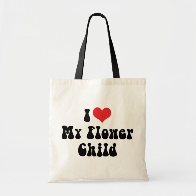 Bolsa Tote Eu Amo Meu Filho da Flor (Frente)