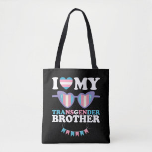 Bolsa Tote Eu Amo Meu Irmão Transgênero Transgender Family Tr