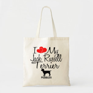Bolsa Tote Eu Amo Meu Jack Russell Terrier