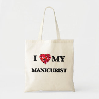 Bolsa Tote Eu amo meu manicuro