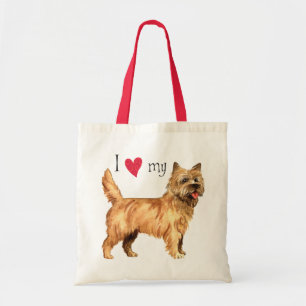 Bolsa Tote Eu amo meu monte de pedras Terrier