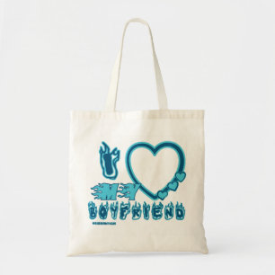 Bolsa Tote Eu Amo Meu Namorado Personalizado