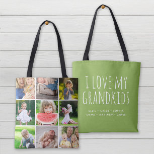 Bolsa Tote Eu Amo Meus Netos 9 Fotografia Colagem Instagram