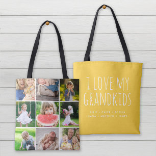 Bolsa Tote Eu Amo Meus Netos 9 Fotografia Colagem Instagram