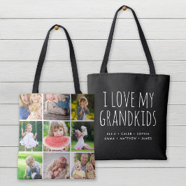 Bolsa Tote Eu Amo Meus Netos 9 Fotografia Colagem Instagram