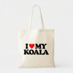 BOLSA TOTE EU AMO MINHA COALA