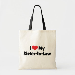 Bolsa Tote Eu Amo Minha Cunhada