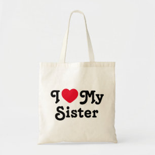 Bolsa Tote Eu amo minha irmã