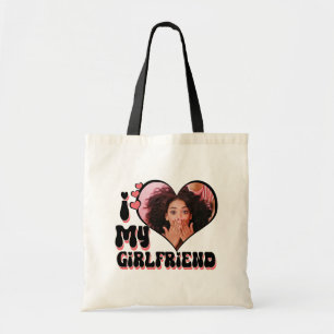 Bolsa Tote Eu Amo Minha Namorada Personalizado 