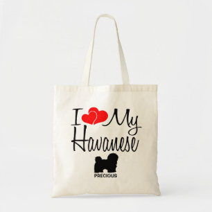 Bolsa Tote Eu Amo Minha Saco De Cachorro Do Havanês