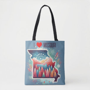 Bolsa Tote Eu Amo Missouri