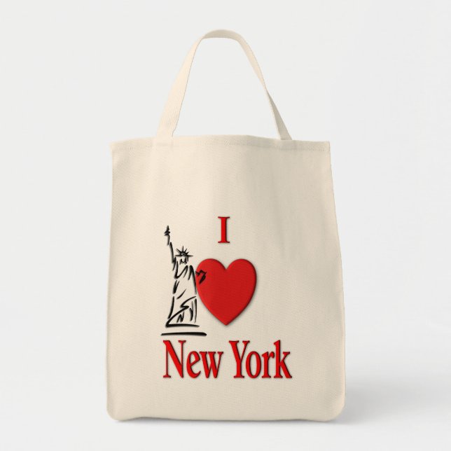 Bolsa Tote Eu Amo NY (Frente)