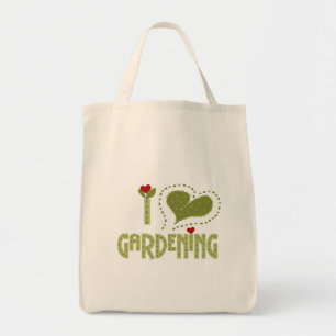 Bolsa Tote Eu amo o camiseta e presentes de jardinagem