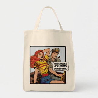 Bolsa Tote Eu amo o cheiro de nenhuma criança de manhã!