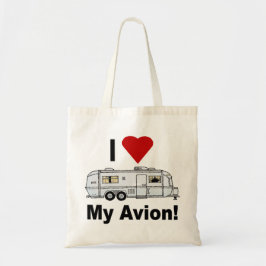 Bolsa Tote Eu amo o meu Avion-fullrig