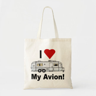 Bolsa Tote Eu amo o meu Avion-fullrig