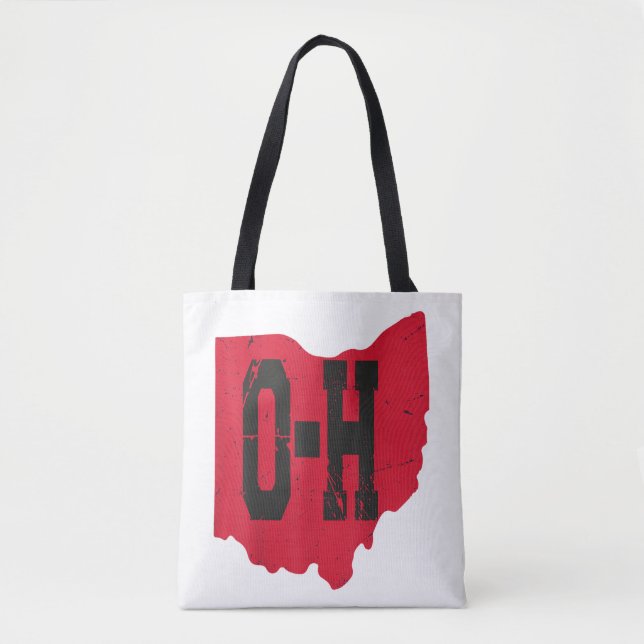 Bolsa Tote Eu Amo O Meu Script Home De Ohio, Ohio Buckeye Sta (Frente)