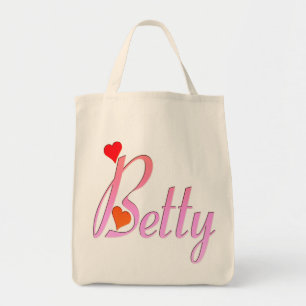 Bolsa Tote Eu amo o saco de Betty