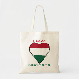 Bolsa Tote Eu amo o saco de Nagymama