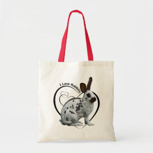Bolsa Tote Eu amo o saco dos coelhos