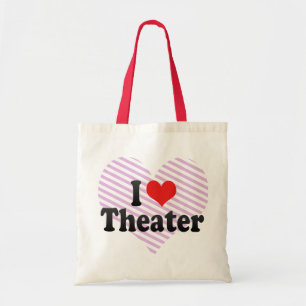 Bolsa Tote Eu amo o teatro