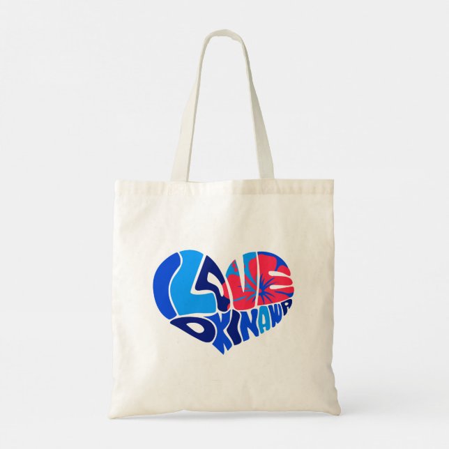 Bolsa Tote Eu Amo Okinawa Damas De Tote Bag (Verso)