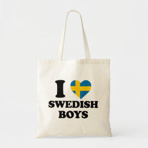 Bolsa Tote Eu amo os suecos
