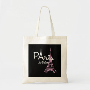 Bolsa Tote Eu Amo Paris Eiffel Torre França Souvenir Francês