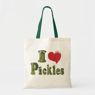 Bolsa Tote Eu Amo Picles