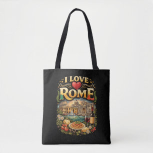 Bolsa Tote Eu Amo Roma