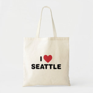 Bolsa Tote Eu amo Seattle